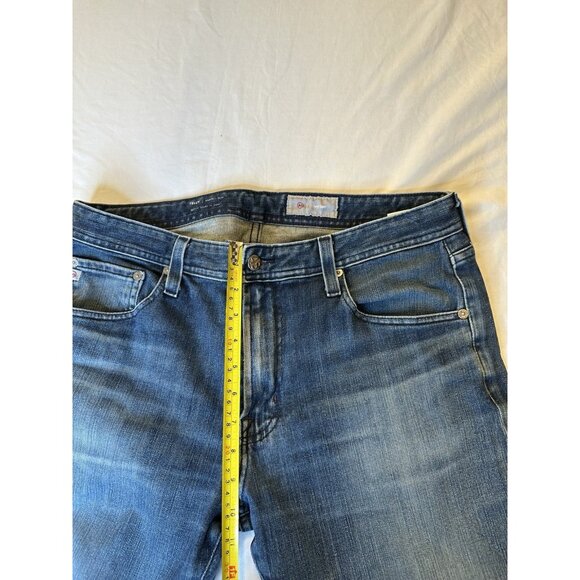 AG Adriano Goldschmied Men's Tellis Modern Slim Fit Jeans Distressed 34x33 Blue - Picture 8 of 11